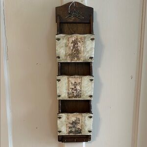 Brown and Cream Display Shelves for Wall Decor